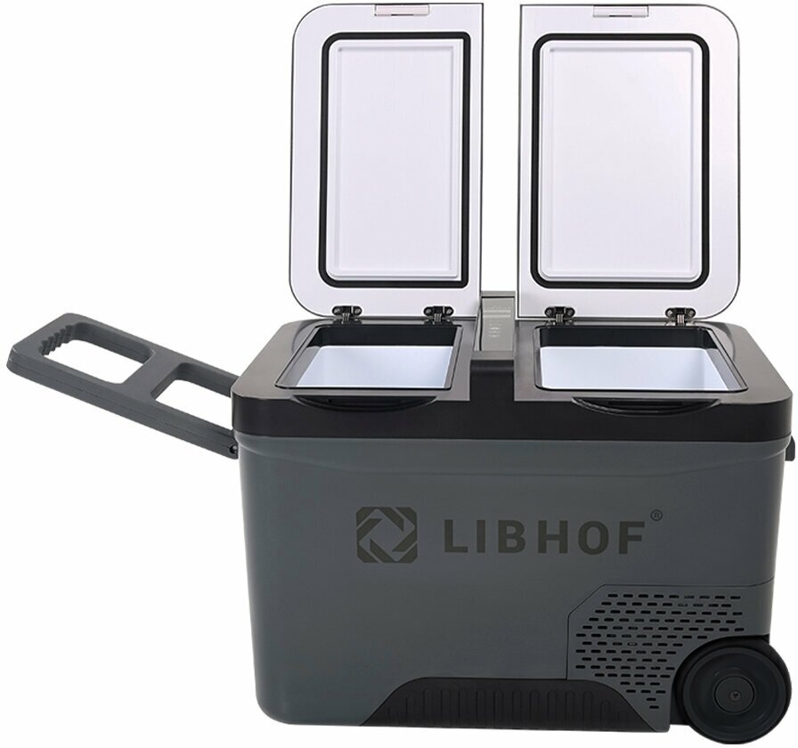 Компрессорный двухкамерный автохолодильник LIBHOF