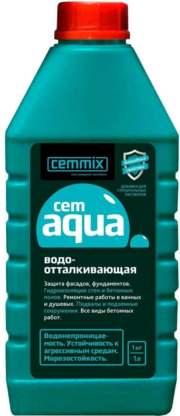 Водоотталкивающая добавка Cemmix CemAqua 1 л 206770