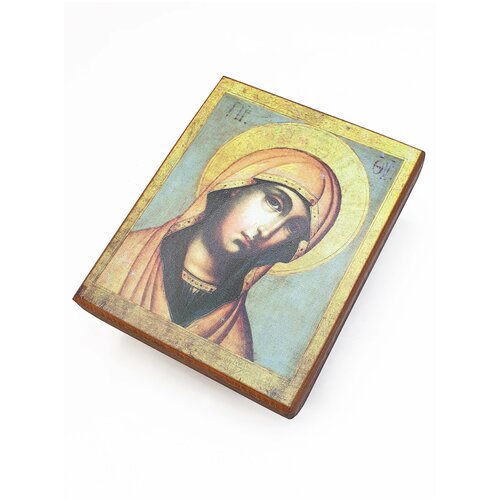 Икона Богородица, размер иконы - 15x18 икона богородица скорбящая размер иконы 15x18