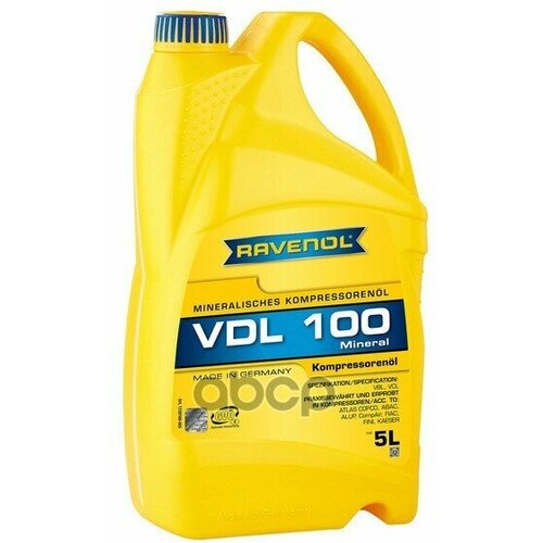 Масло Компрессорное Vdl 100 5Л Ravenol арт. 1330100005