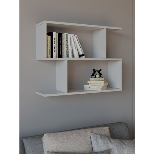 Полка настенная навесная АМ Мебель Артвуд светлый