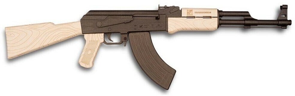 Сборная деревянная модель Автомат Калашникова АК-47 (TARG)