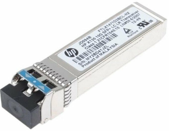 Трансивер HPE Aruba 10G SFP+ LC SR 300m MMF XCVR - фото №5