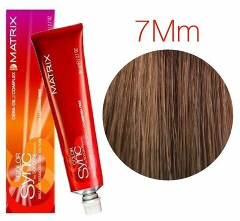 Matrix SoColor Sync краска для волос, 7MM блондин мокка мокка, 90 мл