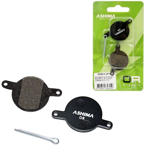 фото Колодки дискового тормоза magura julie 2001-2008 органика ashima ad0202-or-s