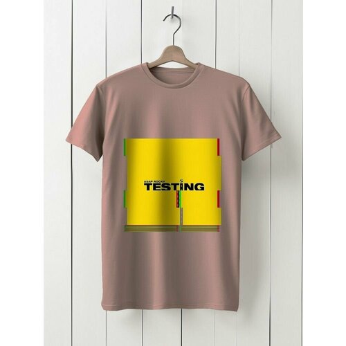 фото Футболка твоя футболка!, хлопок, принт сюжетный, размер 3xl, розовый