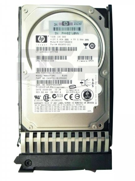Жесткий диск HP DG072BABCE 72Gb SAS 2,5" HDD