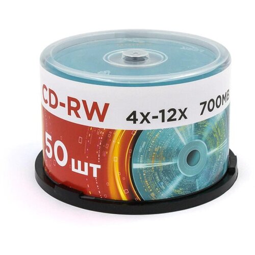 Носители информации CD-RW Mirex 700Mb/12х/Cake 50шт/уп 50/300(UL121002A8B)