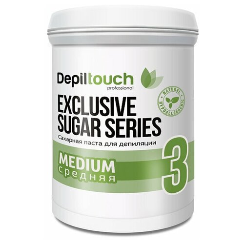 DEPILTOUCH PROFESSIONAL Exclusive sugar series Сахарная паста для депиляции Medium (Средняя 3), 1600 гр