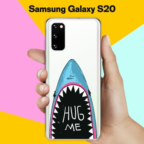 Силиконовый чехол Акула на Samsung Galaxy S20