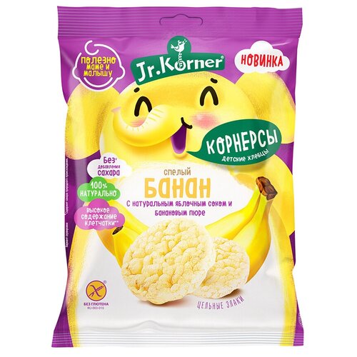 Корнерсы Спелый банан Dr. Korner 30 г хлебцы doctor grain 5 злаков 80г