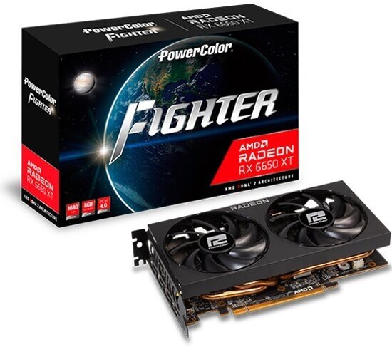 Видеокарта Powercolor Radeon RX 6650 XT FIGHTER 8G