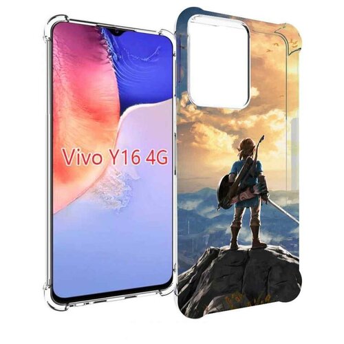 чехол mypads god of war для vivo y16 4g vivo y02s задняя панель накладка бампер Чехол MyPads The Legend of Zelda для Vivo Y16 4G/ Vivo Y02S задняя-панель-накладка-бампер