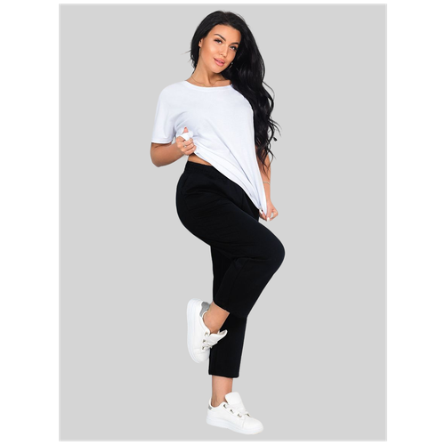 фото Брюки brosko, размер 48, черный