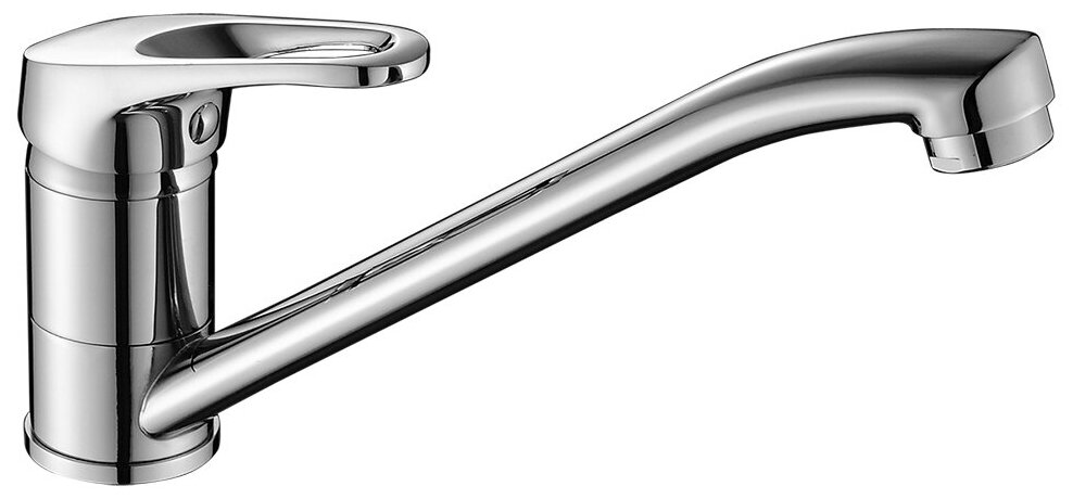 Смеситель DECOROOM DR21018 одноручный для кухни с поворотным изливом