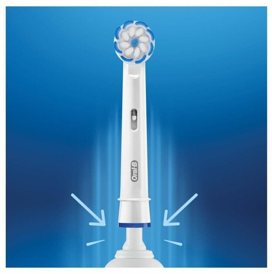 Насадка-щетка Oral-B, комплект из 4 шт., Oral-B Sensitive Clean (UltraThin) EB60, для деликатной чистки - фотография № 12