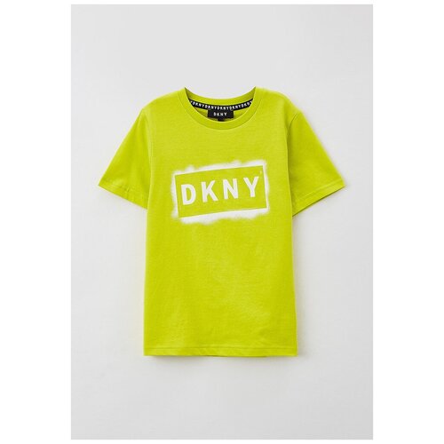 Футболка DKNY, размер 140, желтый