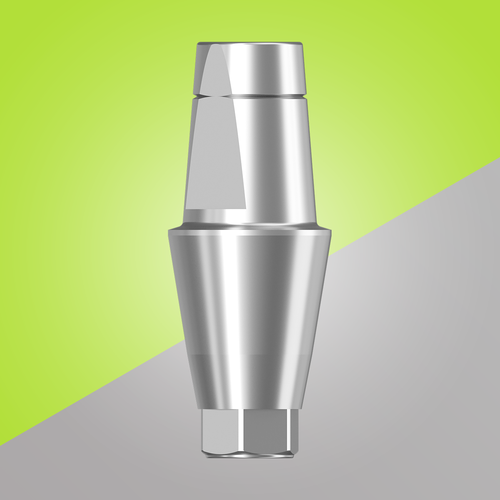 Абатмент прямой, совместимый с Dentis Regular, включая 1 винт