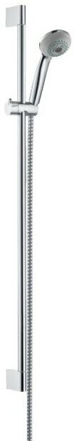 фото Душевая стойка Hansgrohe 27766000 Crometta 85 Multi/Unica H=900 мм, O85 мм, 3 режима, 16 л/мин