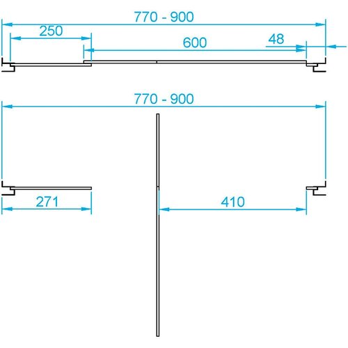 Душевая дверь RGW PA-02 Passage 800х1850 хром 41080208-11 душевая дверь rgw 150х195 см pa 13 хром прозрачное 5 мм easy clean 06081315 11