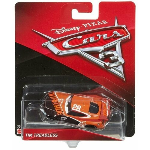 Машинка коллекционная DISNEY PIXAR Cars Mattel Герои мультфильмов Тачки TIM TREADLESS DXV29/DXV41 cars машинка надувная тачки с 3 х лет 107х71см int58576np no