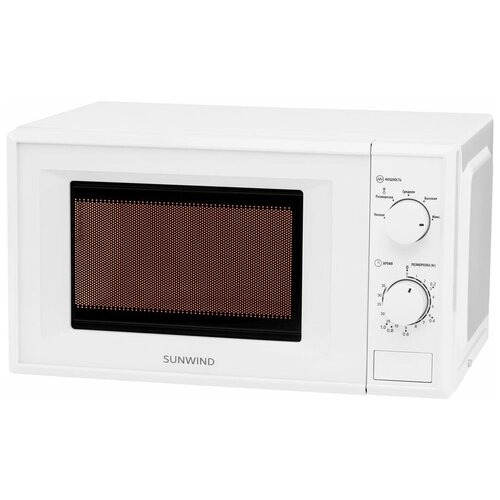 Микроволновая печь SUNWIND SUN-MW051, 700Вт, 20л, белый микроволновая печь candy 20cbmw 20л 700вт белый