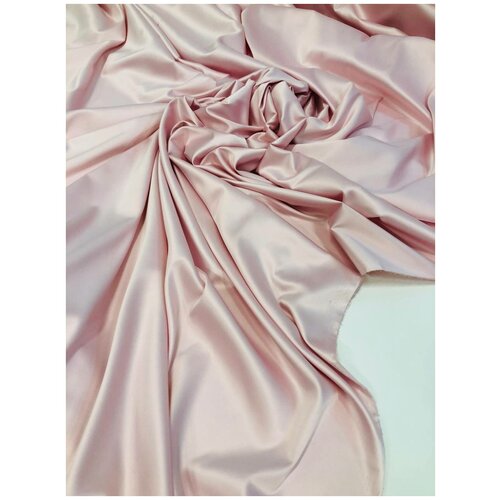 Ткань атлас стрейч цвет розовый, ширина: 145 см; плотность: 153гр/м ; цена указанна за 1 метр погонный