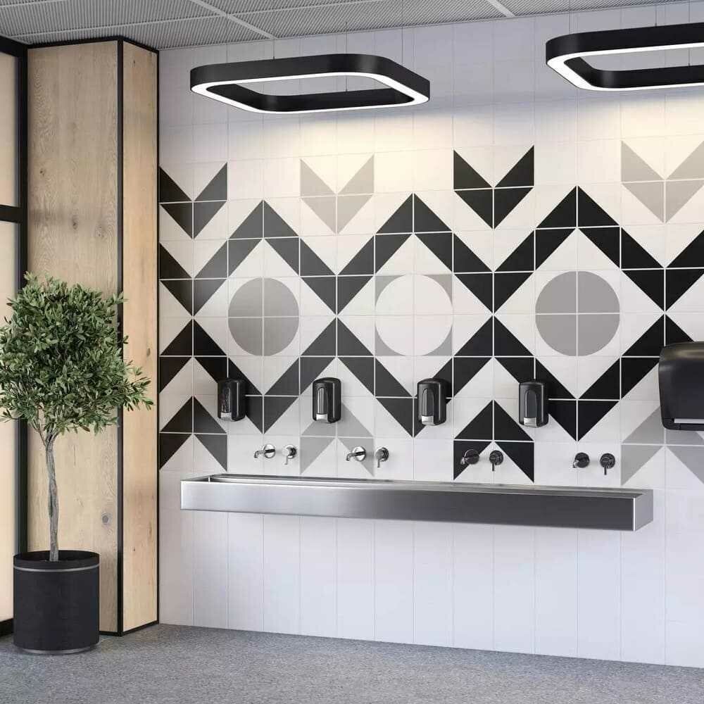 Картинки Плитка настенная Kerama marazzi Калейдоскоп блестящий голубой 20х20 см (5056) (1.04 м2)