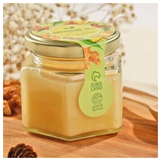 Доброе здоровье Кремовый мёд «Имбирь», с имбирем, 120 г. - фотография № 5