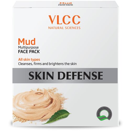 Для лица с глиной и маслами осветляющая противовоспалительная маска / Индия / Mud face pack VLCC