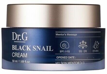 Крем-уход для эластичности кожи с черной улиткой Dr.G Black Snail Cream 50 мл