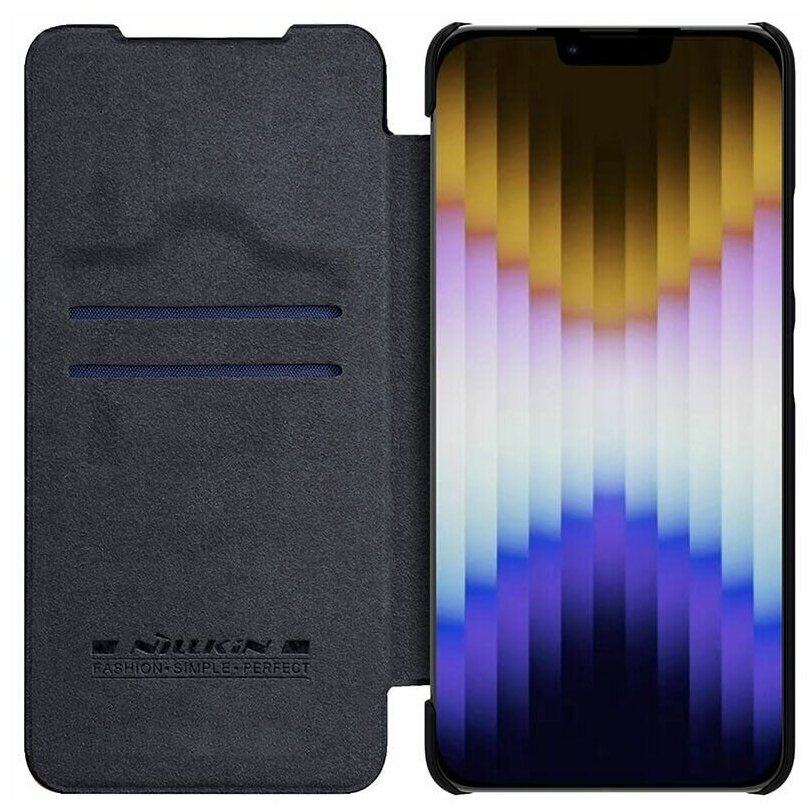 Nillkin Чехол Nillkin Qin Pro для iPhone 14, черный