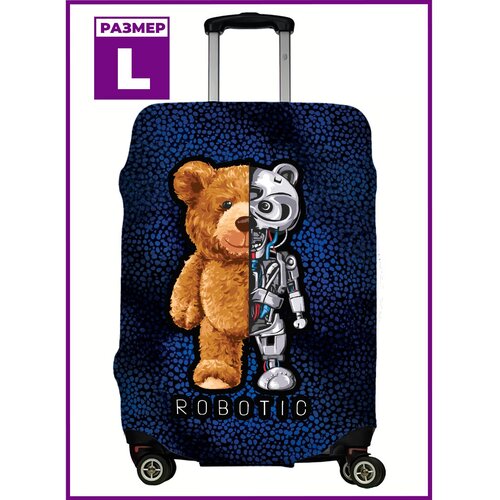 фото Чехол для чемодана lejoy, полиэстер, размер l, мультиколор
