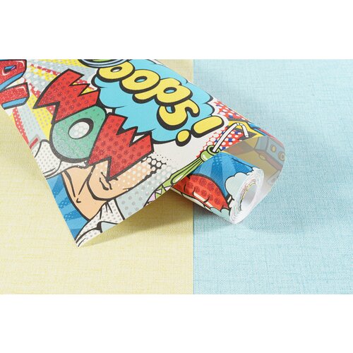 Обои OVK Design Поп-Арт , г. т. мотив 10м*1,06м голубой