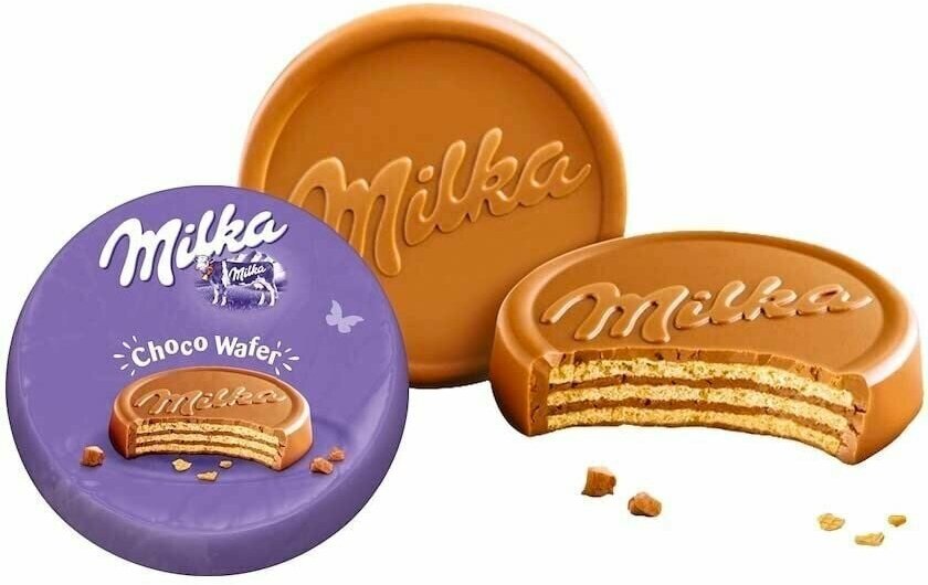 Вафля в шоколаде Milka Choco Wafer / Милка Чоко Вафер 30 гр х 6 шт вафли в индивидуальных упаковках - фотография № 5