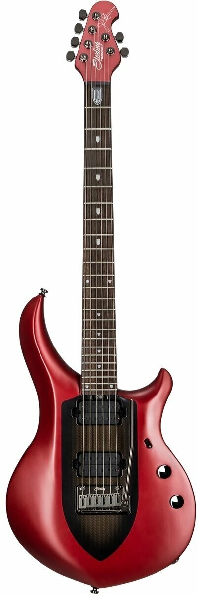 Sterling by MusicMan MAJ100-ICR эл.гитара. Majesty, цвет Ice Crimson Red/Чехол