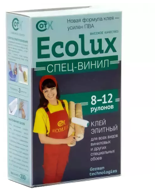 Клей для обоев Спец-Винил 300 гр ECOLUX (Артикул: 4100016539)