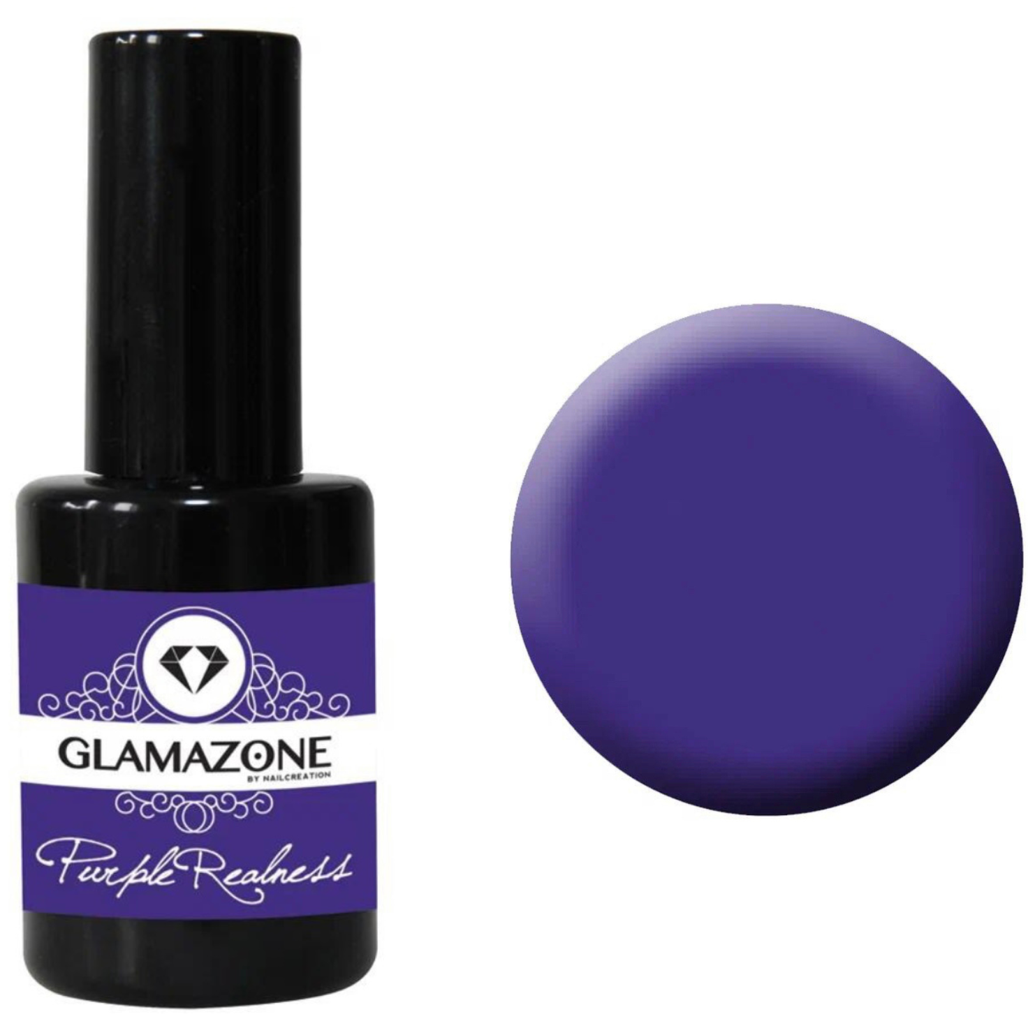 Nail Creation Гель-лак светоотверждаемый Glamazone Purple Realness, 15 мл, Нидерланды