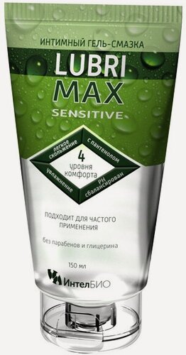 Изображение товара Гель-смазка Лубримакс сенситив 150 мл x1 ИнтелБИО (базовый)