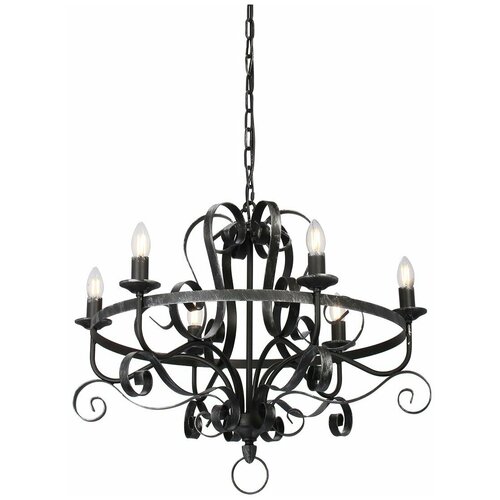 Люстра кованая большая, люстра в гостиную, люстра на лестницу 