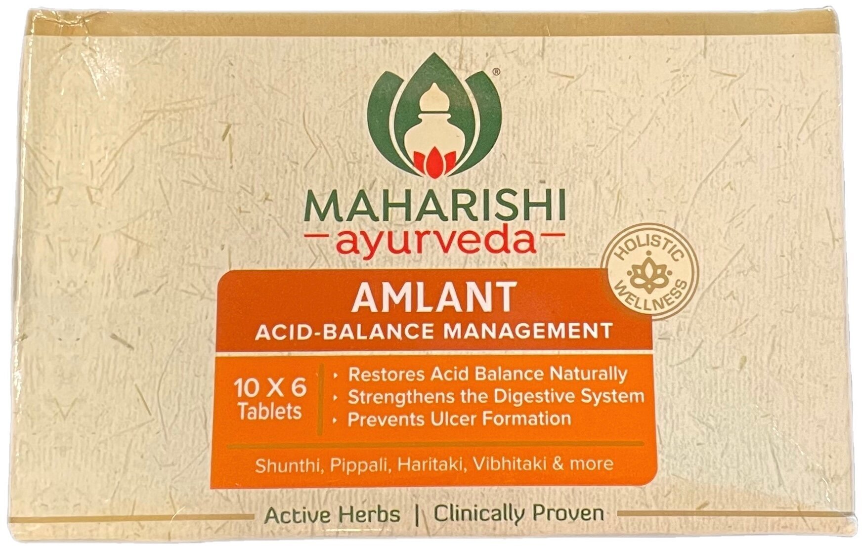 Амлант Махариши (Amlant Maharishi) при язве желудка и двенадцатиперстной кишки 60 таб.