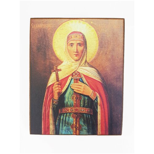 святая равноапостольная княгиня ольга Икона Княгиня Ольга, размер иконы - 20х25