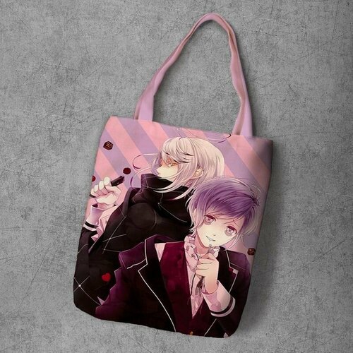 фото Сумка шоппер anime dakimakura, фактура рельефная, мультиколор
