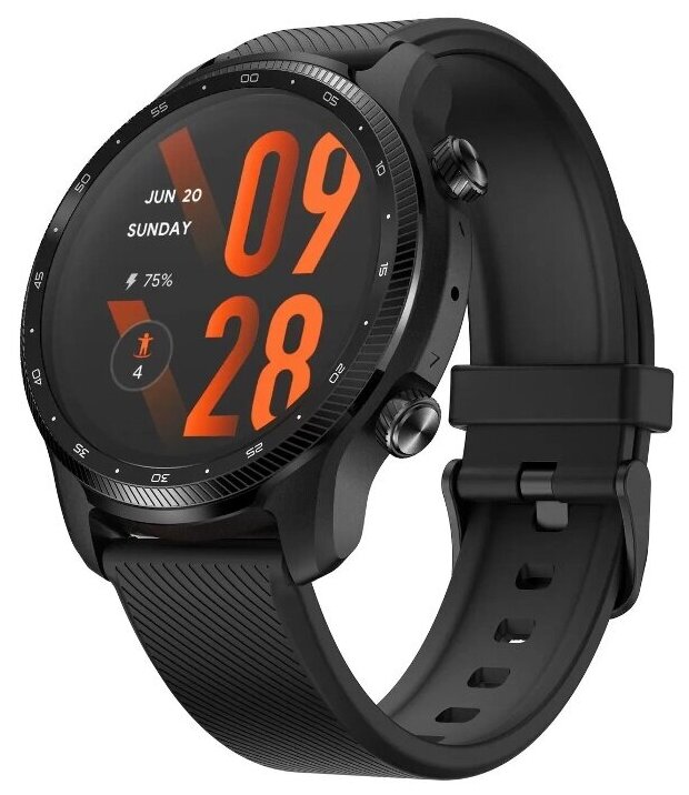 Умные часы Mobvoi Ticwatch Pro 3 Ultra GPS Black 6940447103213