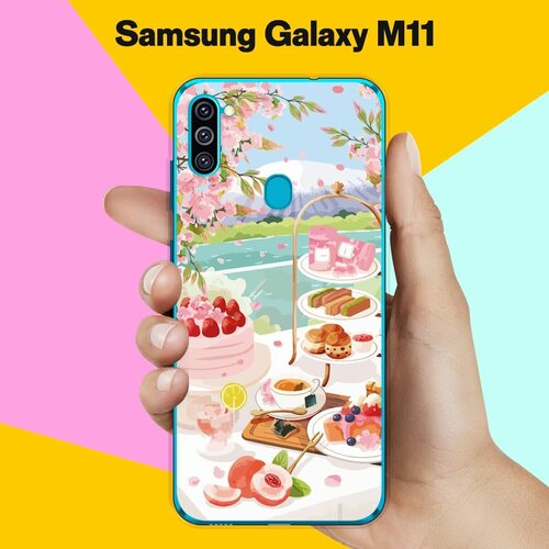 Силиконовый чехол на Samsung Galaxy M11 Завтрак / для Самсунг Галакси М11