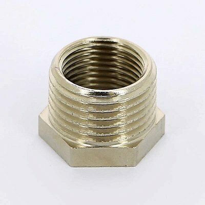 1 1/4"х1/2" Футорка General Fittings никель (Италия) - фотография № 3