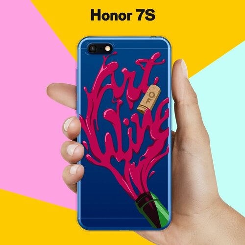 Силиконовый чехол Art of Wine на Honor 7S силиконовый чехол art of wine на huawei p30