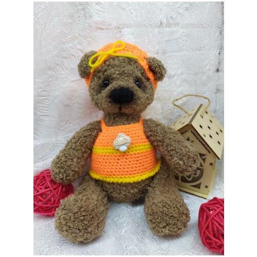 Сувенир ручной работы - Медвежонок.Авторская работа.