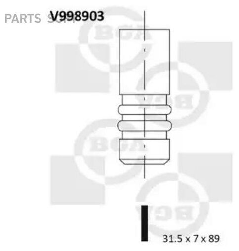 Выпускной клапан Bga V998903