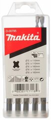 MAKITA D00795 Набор буров по бетону SDS+ 5.0-8.0x110мм,6.0-8.0x160мм (5.) MAKITA